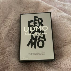 UOMO Salvatore Ferragamo eau de toilette pour homme 3.4 fl oz. New